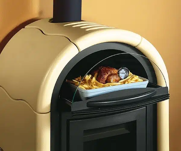 Kaminofen Stefany Forno BII Bordeaux – Bild 5