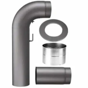 Ofenrohrset grau 150mm